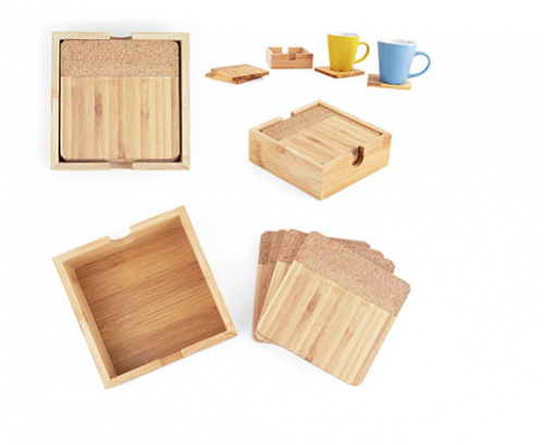 Set de Portavasos Bamboo